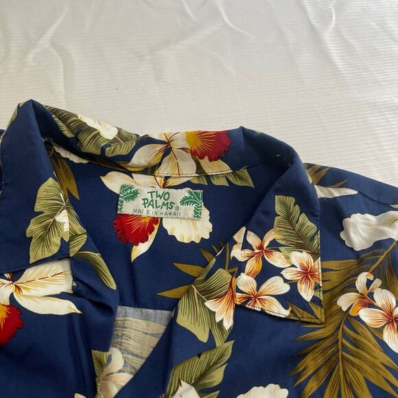 Two Palms Hawaiian Button Up Shirt Size 2XL - Picture 2 of 5